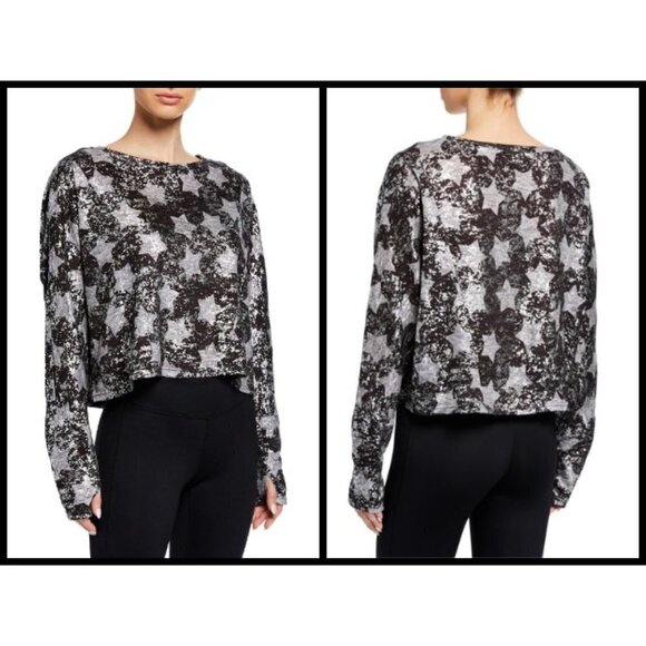 💕TEREZ💕 Heathered Stars Balayage Sweater - Picture 6 of 13